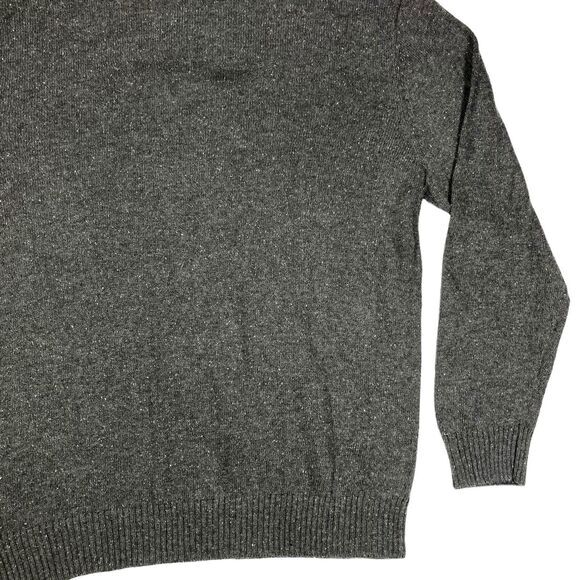 Tricots St. Raphael Sweater Mens XL Gray Cable Knit Fisherman Dark Academia NEW - Picture 9 of 16